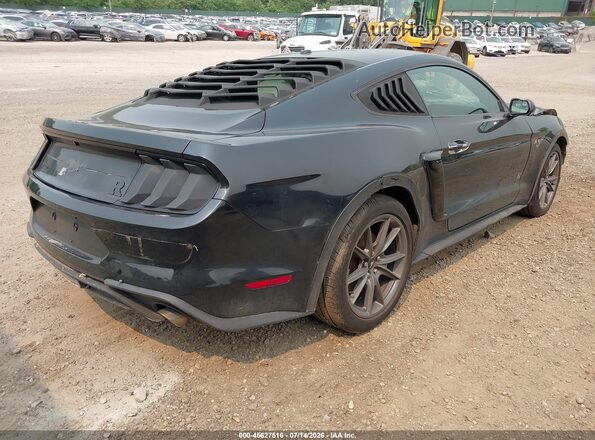 1FA6P8TH0K5124058 2019 FORD MUSTANG Black Tył prawy