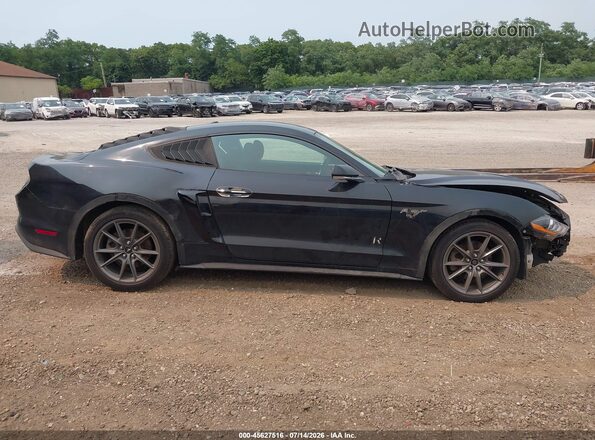 1FA6P8TH0K5124058 2019 FORD MUSTANG Black Widok wnętrza 360 stopni