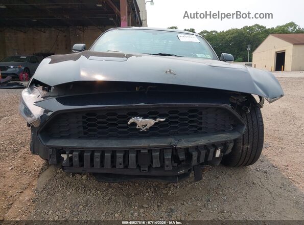 1FA6P8TH0K5124058 2019 FORD MUSTANG Black Widok wnętrza z tyłu