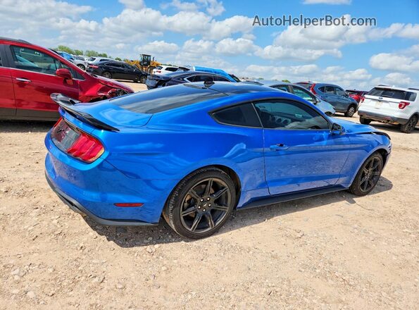1FA6P8TH0L5188070 2020 FORD MUSTANG Blue Rear right