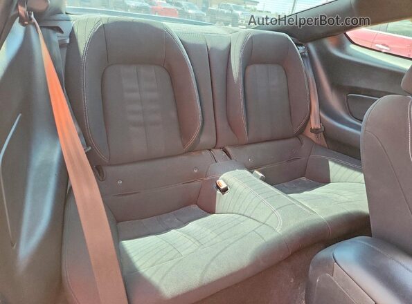 1FA6P8TH0L5188070 2020 FORD MUSTANG Blue Rear seats view