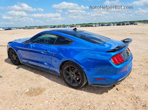 1FA6P8TH0L5188070 2020 FORD MUSTANG Blue Rear left