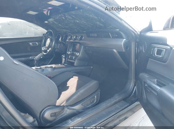 1FA6P8TH0L5191809 2020 FORD MUSTANG Black Widok wnętrza z przodu