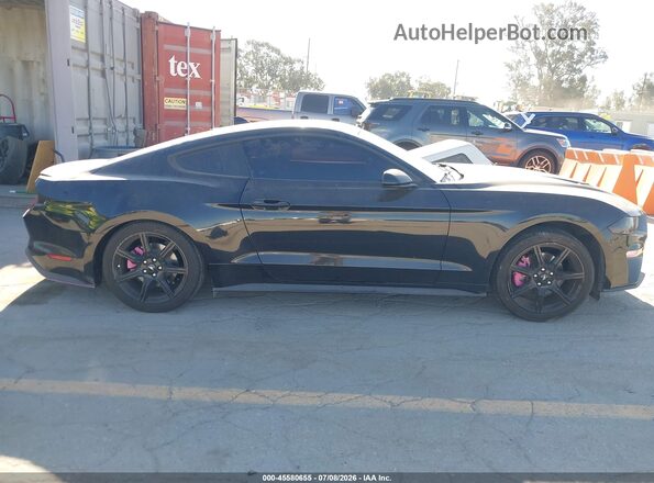 1FA6P8TH0L5191809 2020 FORD MUSTANG Black Widok wnętrza z tyłu