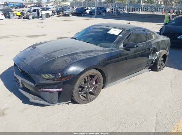 1FA6P8TH0L5191809 2020 FORD MUSTANG Black Przód lewy