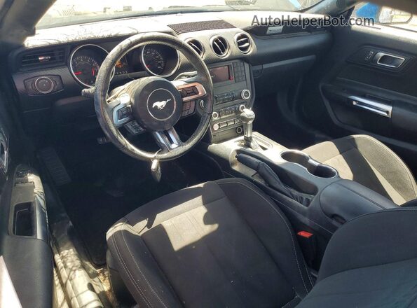 1FA6P8TH0M5125875 2021 FORD MUSTANG Синий Вид панели приборов