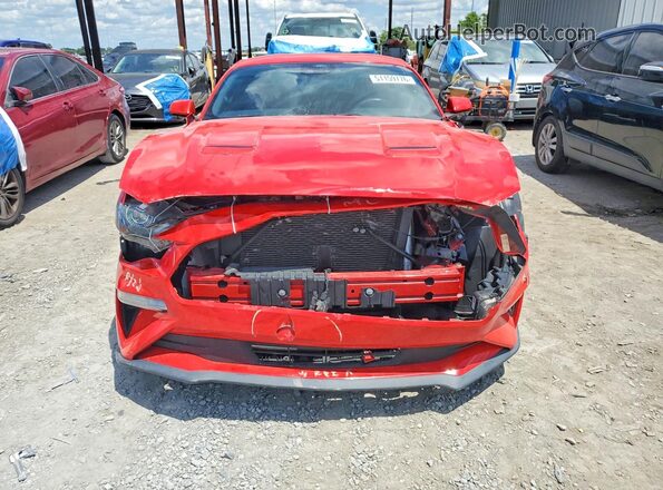 1FA6P8TH0M5126735 2021 FORD MUSTANG Red Դիմացի տեսք