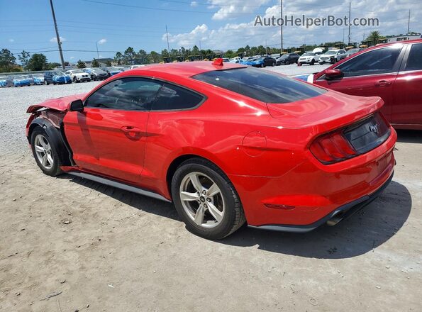 1FA6P8TH0M5126735 2021 FORD MUSTANG Red Հետևի ձախ