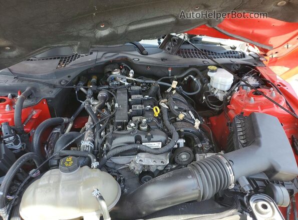 1FA6P8TH0M5126735 2021 FORD MUSTANG Red Սալոնի հետևի տեսք