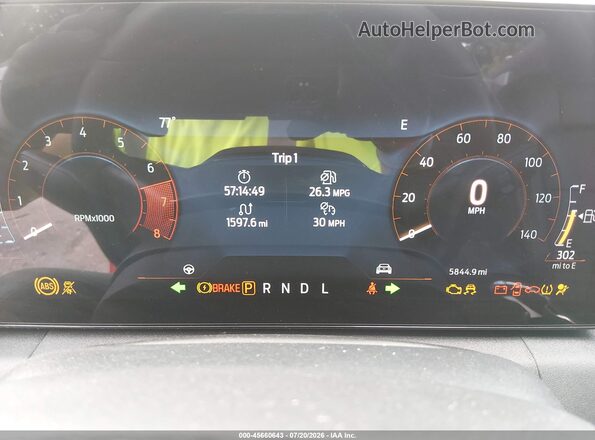 1FA6P8TH0T5111599 2026 FORD MUSTANG Red Widok tylnych siedzeń