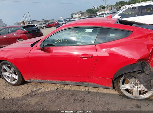 1FA6P8TH0T5111599 2026 FORD MUSTANG Red Widok wnętrza 360 stopni