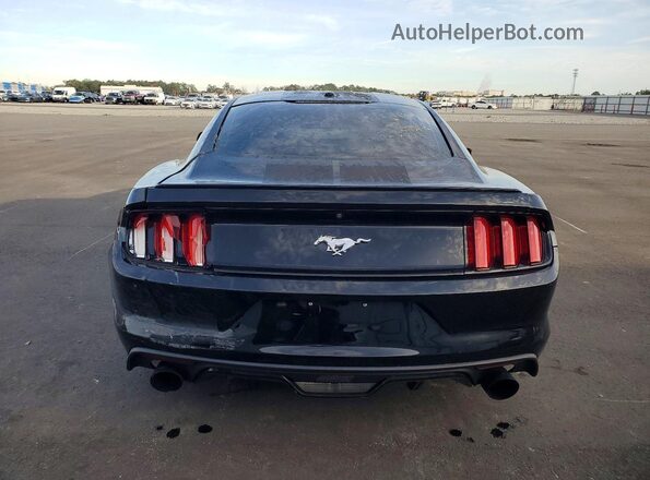 1FA6P8TH1G5201639 2016 FORD MUSTANG Black Rear view