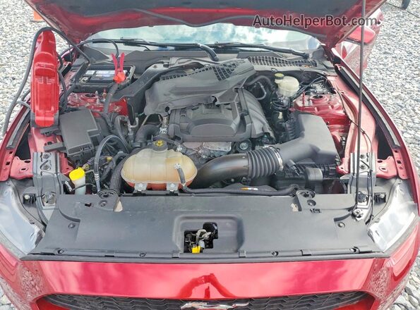 1FA6P8TH1G5205786 2016 FORD MUSTANG Red Widok wnętrza z tyłu