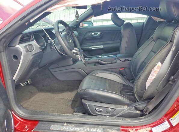 1FA6P8TH1G5205786 2016 FORD MUSTANG Red Widok wnętrza z przodu