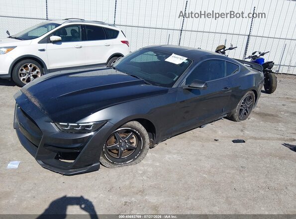1FA6P8TH1G5274266 2016 FORD MUSTANG Black წინა მარცხენა ხედი სამი მეოთხედიდან