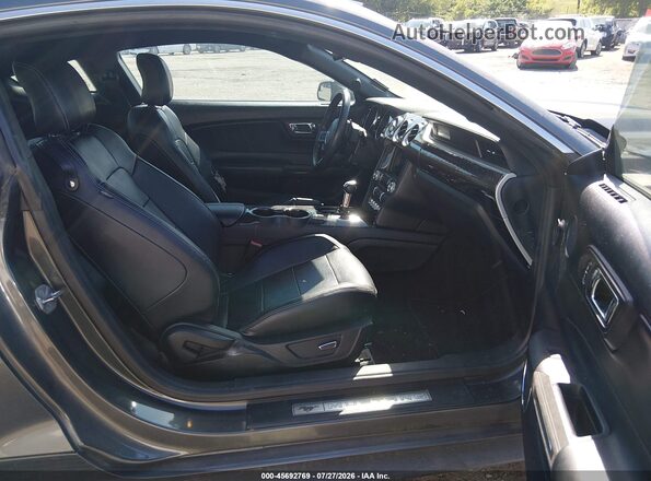 1FA6P8TH1G5274266 2016 FORD MUSTANG Black წინა სალონის ხედი