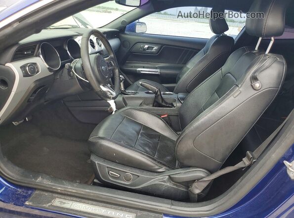 1FA6P8TH1G5289527 2016 FORD MUSTANG Blue წინა სალონის ხედი