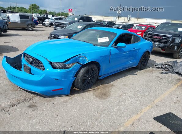1FA6P8TH1H5213551 2017 FORD MUSTANG Blue Przód lewy
