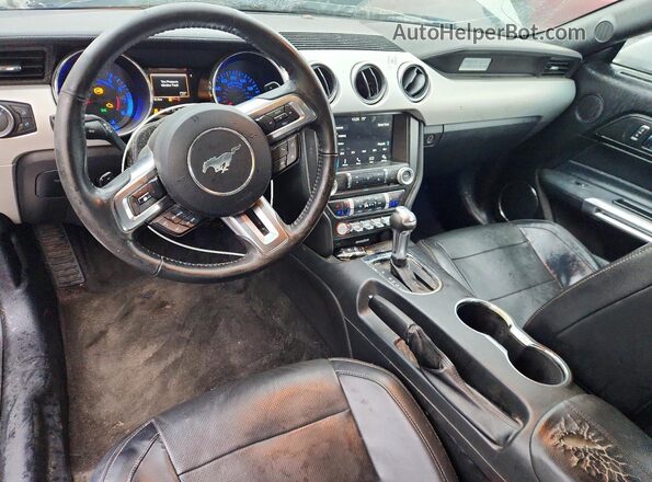 1FA6P8TH1H5225571 2017 FORD MUSTANG Gray წინა პანელის ხედი