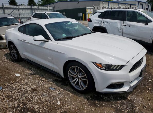 1FA6P8TH1H5256223 2017 FORD MUSTANG White Delantero derecho