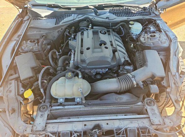 1FA6P8TH1H5272485 2017 FORD MUSTANG Gray Вид задньої частини салону