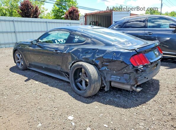 1FA6P8TH1H5339845 2017 FORD MUSTANG Black Trasero izquierdo