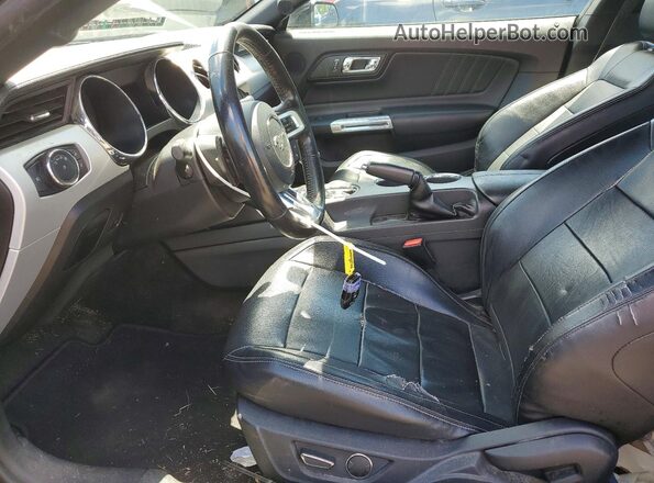 1FA6P8TH1H5339845 2017 FORD MUSTANG Black Vista interior delantera