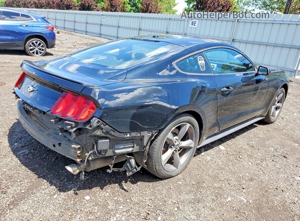 1FA6P8TH1H5339845 2017 FORD MUSTANG Black Trasero derecho