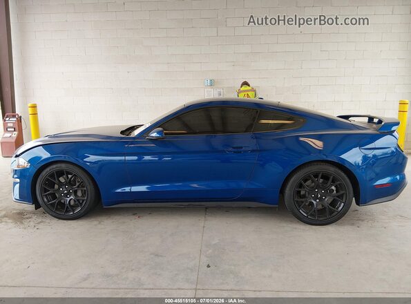 1FA6P8TH1J5117571 2018 FORD MUSTANG Blue Панорамний вид салону 360°