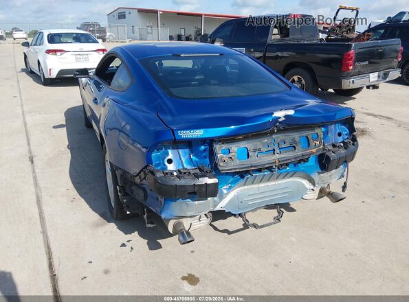 1FA6P8TH1J5118977 2018 FORD MUSTANG Blue Widok z przodu