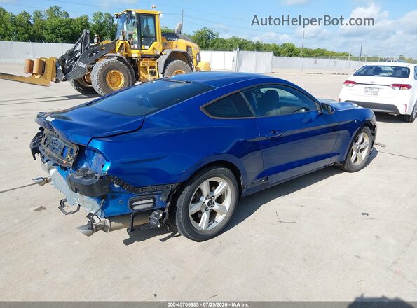 1FA6P8TH1J5118977 2018 FORD MUSTANG Blue Tył prawy