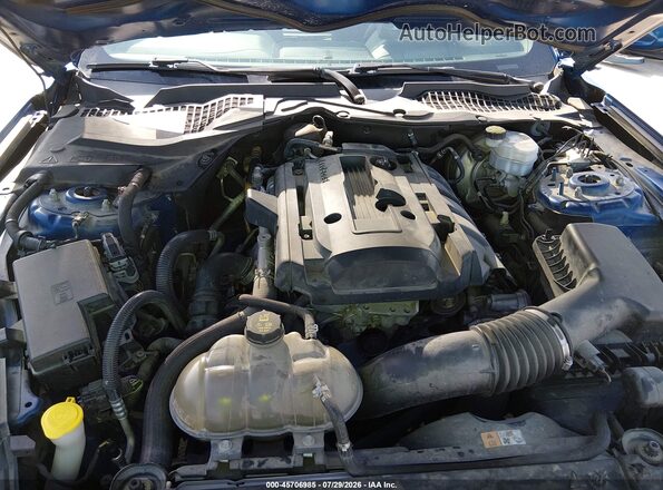1FA6P8TH1J5118977 2018 FORD MUSTANG Blue Widok z tyłu