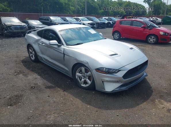 1FA6P8TH1K5116356 2019 FORD MUSTANG Silver Front view