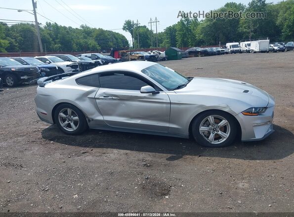 1FA6P8TH1K5116356 2019 FORD MUSTANG Silver Rear interior view