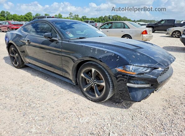 1FA6P8TH1K5118270 2019 FORD MUSTANG Black Przód prawy