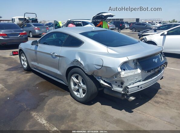 1FA6P8TH1K5119032 2019 FORD MUSTANG Silver Trasero izquierdo