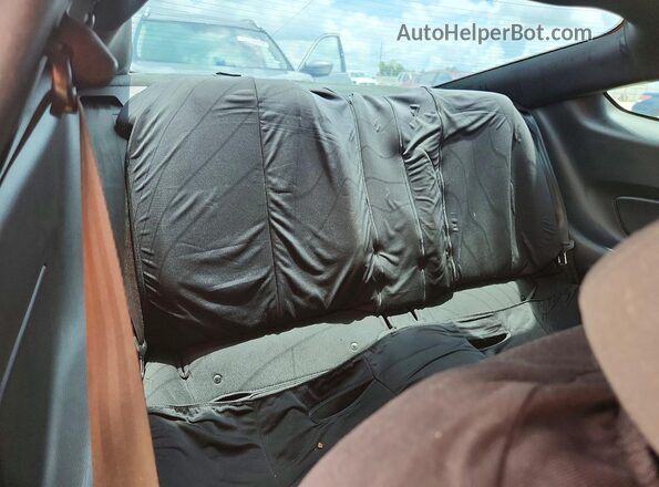1FA6P8TH1K5134372 2019 FORD MUSTANG Charcoal უკანა სავარძლების ხედი