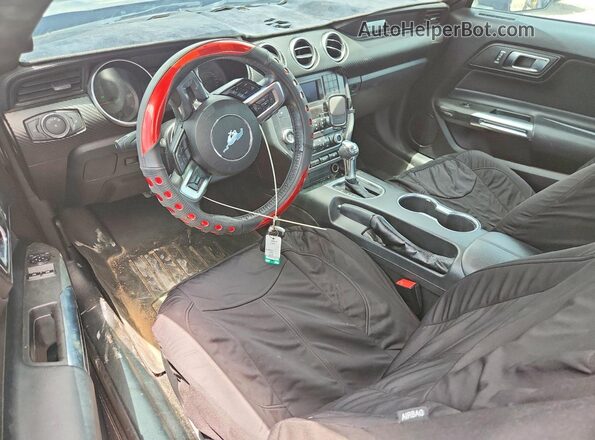 1FA6P8TH1K5134372 2019 FORD MUSTANG Charcoal წინა პანელის ხედი
