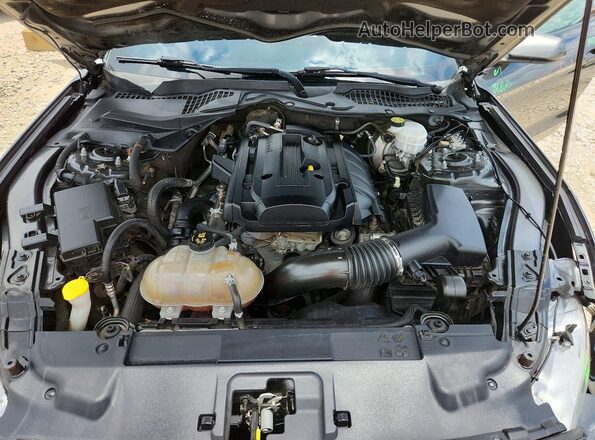 1FA6P8TH1K5134372 2019 FORD MUSTANG Charcoal უკანა სალონის ხედი