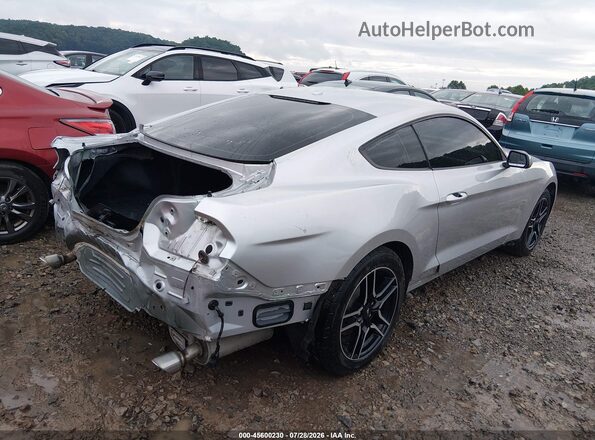 1FA6P8TH1K5201133 2019 FORD MUSTANG Серебряный Задняя правая четверть