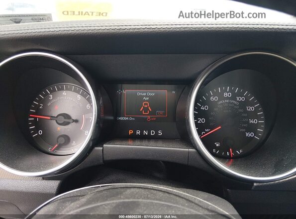 1FA6P8TH1K5201133 2019 FORD MUSTANG Серебряный Вид задних сидений