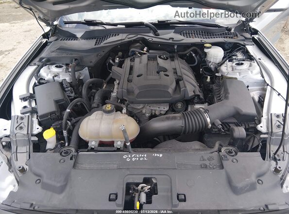 1FA6P8TH1K5201133 2019 FORD MUSTANG Серебряный Вид сзади