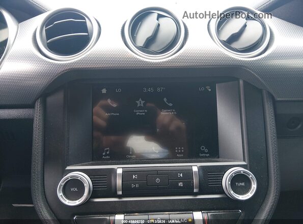 1FA6P8TH1K5201133 2019 FORD MUSTANG Серебряный 