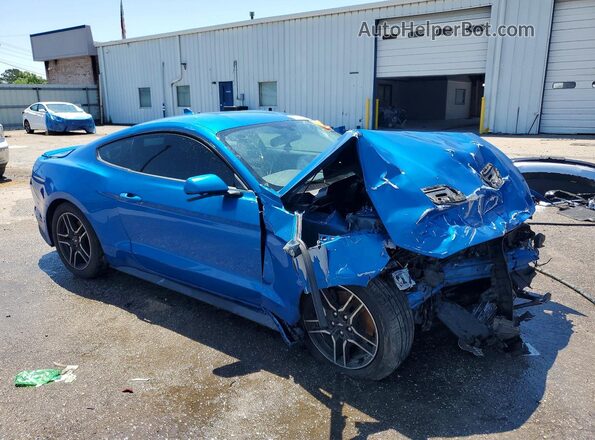 1FA6P8TH1L5183864 2020 FORD MUSTANG Blue Przód prawy