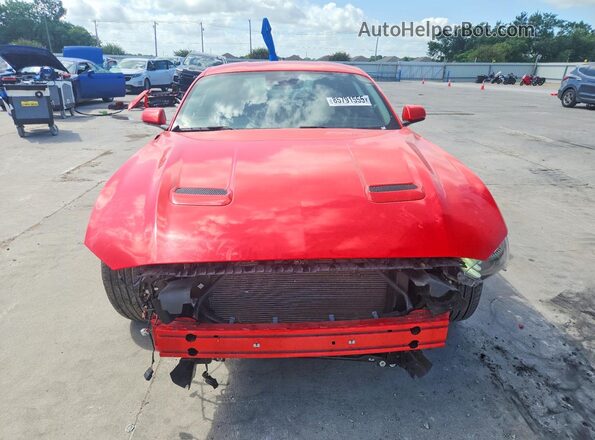 1FA6P8TH1P5108006 2023 FORD MUSTANG Красный Вид спереди