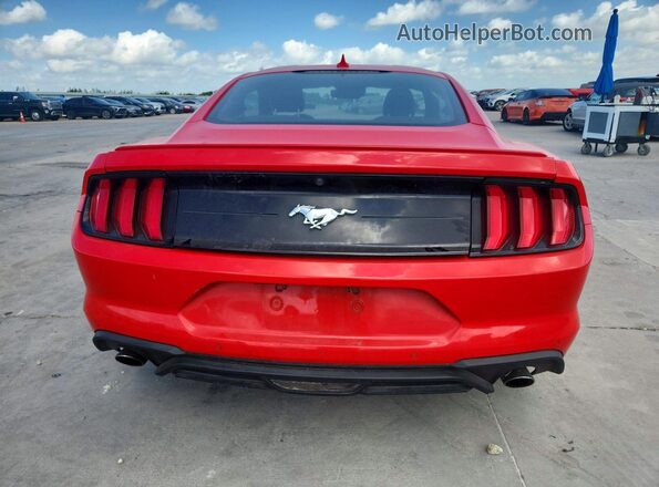 1FA6P8TH1P5108006 2023 FORD MUSTANG Красный Вид сзади