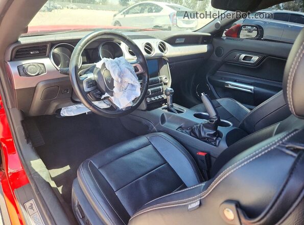 1FA6P8TH1P5109222 2023 FORD MUSTANG Red Vista del salpicadero