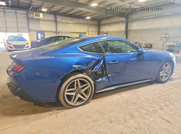 1FA6P8TH1R5114942 2024 FORD MUSTANG Blue Задня права чверть