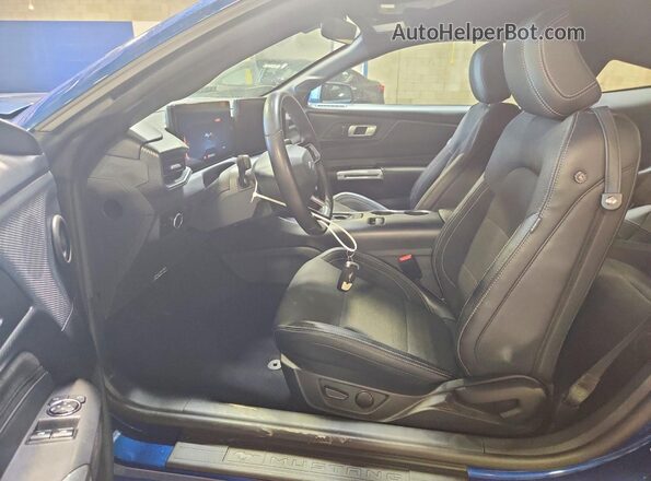 1FA6P8TH1R5114942 2024 FORD MUSTANG Blue Вид салону спереду