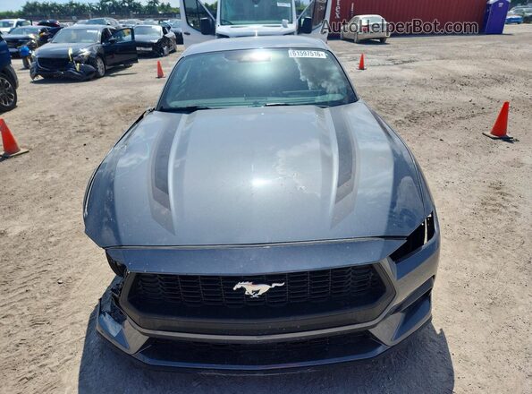 1FA6P8TH1R5121664 2024 FORD MUSTANG Gray წინა ხედი